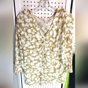 Cleo print blouse